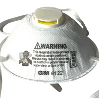 Респиратор универсальный 3М 9122 с клапаном 20 шт., KN 95